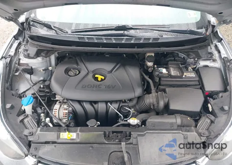 2016 Hyundai Elantra Se из США, поврежденный, VIN 5NPDH4AE2GH687460